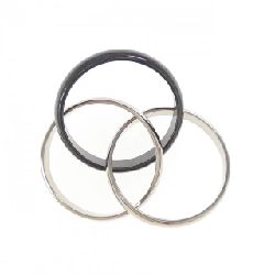 Nhẫn Cartier Trinity Đen & Trắng - Hàng hiệu Authentic 835594