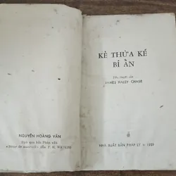 Tiểu thuyết của nhà văn James Hadley Chase: KẺ THỪA KẾ BÍ ẨN 719723