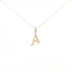 K18YG Chữ cái A Dây chuyền - Hàng hiệu Chính hãng