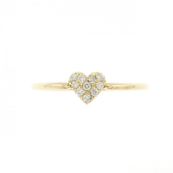 Nhẫn kim cương hình trái tim K18YG 0.05CT - Hàng hiệu chính hãng 854903
