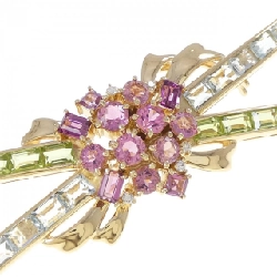 Brooch đá màu Tasaki 665381