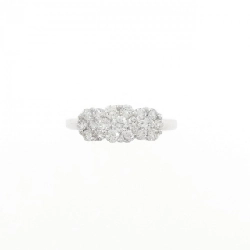 Nhẫn kim cương hoa K18WG 0.50CT 669694