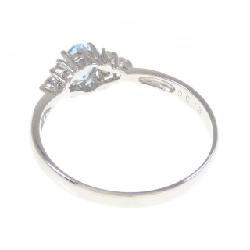 Nhẫn Aquamarine PT900 0.41CT - Hàng hiệu Chính hãng 848479