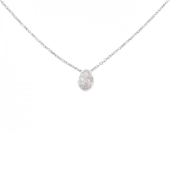 K18WG Dây chuyền kim cương - Hàng hiệu Authentic