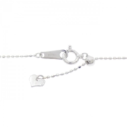 K18WG Ruby Chữ K Dây Chuyền 0.12CT - Hàng hiệu Chính hãng 857624