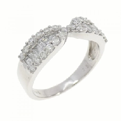 Nhẫn kim cương K18WG 0.81CT