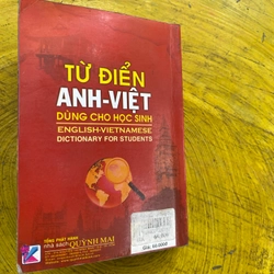TỪ ĐIỂN ANH- VIỆT DÙNG CHO HỌC SINH 540016
