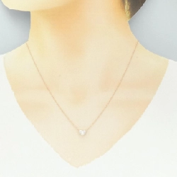 Dây chuyền kim cương K18PG 0.579CT J SI2 hình trái tim - Hàng hiệu chính hãng 875431