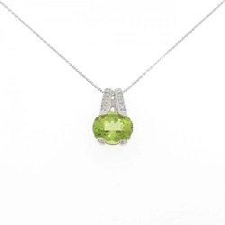 PT900/PT850 Peridot Necklace - Hàng hiệu Authentic