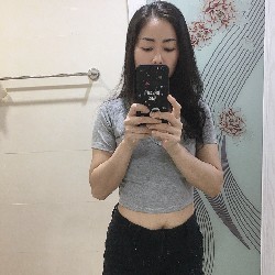 Áo crop top màu ghi trẻ trung dễ phối đồ 59385