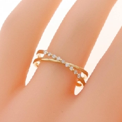 Nhẫn kim cương K18YG - Hàng hiệu Authentic 850093