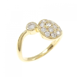 Nhẫn Pinky Kim Cương K18YG 0.40CT - Hàng hiệu Chính hãng