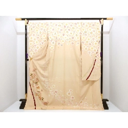 Kimono Furisode chế tác bằng vàng Yūzen - Hàng hiệu Chính hãng