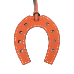 Hàng hiệu Authentic Hermes Paddock Fère Ashval Bicolor 073824CA Túi charm 773109