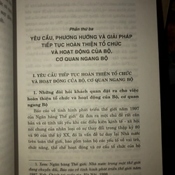 Hoàn thiện tổ chức, hoạt động của bộ, cơ quan ngang bộ trong quá trình cải cách hành chính 544821