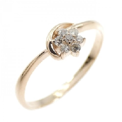 Nhẫn kim cương hoa K18PG 0.07CT - Hàng hiệu chính hãng