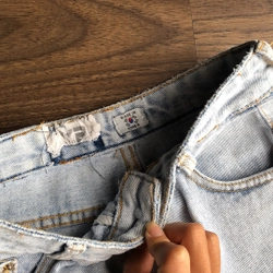 Short jeans lưng cao size S  493134