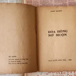 Tiểu thuyết Pháp của André Maurois: HOA HỒNG NỞ MUỘN 726907