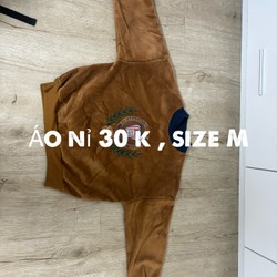 Áo nỉ second hand, vẫn mới, size M 