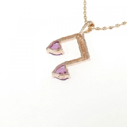 K10PG Âm符 Garnet Dây chuyền - Hàng hiệu Chính hãng 865482