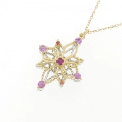 K18YG/K18WG Mặt dây chuyền đá màu - Hàng hiệu Authentic 857052