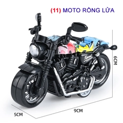 Xe Moto Rồng Lửa Nhiều màu | Đồ Chơi Dành Cho Bé iu Nhà Bạn. 304980