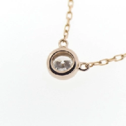 K18PG Solitaire Dây chuyền kim cương 0.10CT - Hàng hiệu Chính hãng 858112