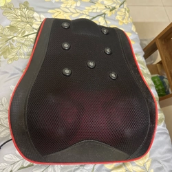 Máy massage cổ vai gáy lưng 16d , Gối massage hồng ngoại  501635