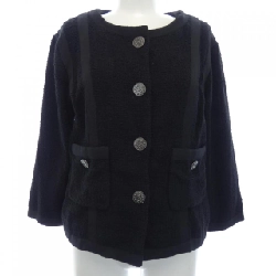 【Khuyến mãi】Áo khoác không cổ CHANEL