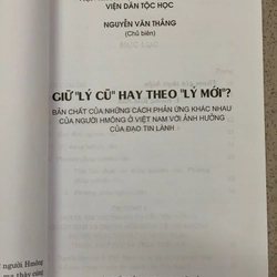 GIỮ "LÝ CŨ" HAY THEO "LÝ MỚI" - NGUYỄN VĂN THẮNG (Chủ biên) 483134