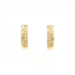 K18YG Bông tai kim cương 0.14CT - Hàng hiệu Chính hãng