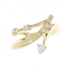 Nhẫn kim cương K18YG 0.18CT - Hàng hiệu chính hãng 853201