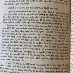 BỆNH TẢ DỊCH TẾ HỌC VÀ LÂM SÀNG, Nguyễn Tăng Ấm  709476