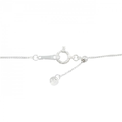 K18WG Dây chuyền hình trái tim đá Blue Topaz 2.50CT - Hàng hiệu Chính hãng 858923