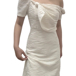 Váy trắng dài tiểu thư nhẹ nhàng size m 445906