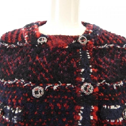 【Mã giảm giá】Áo khoác không cổ CHANEL 638018