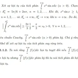 Lý thuyết tích phân suy rộng đầu đủ - Tài liệu học tập Giải Tích 1 ĐH Bách Khoa TP HCM 934155