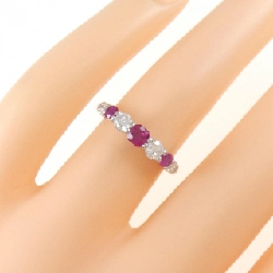Nhẫn Ruby PT 0.43CT 671752