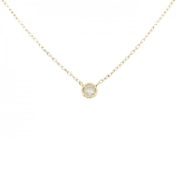 K18YG Dây chuyền kim cương 0.10CT - Hàng hiệu Chính hãng