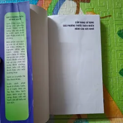 Cẩm nang sử dụng các phương thuốc thiên nhiên nâng cao sức khỏe 974673