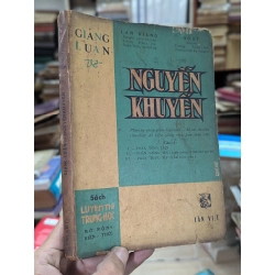 Giảng luận về Nguyễn khuyến - Lam Giang Và Vũ Ký