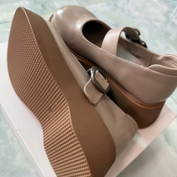 giày kiểu nữ thời trang size 37 màu be mới chưa qua sử dụng 471630