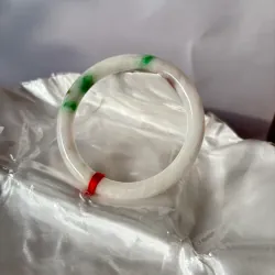 Vòng tay cẩm thạch type A bản đũa