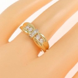 Nhẫn kim cương K18YG 0.43CT 670918
