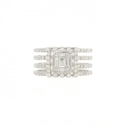 Nhẫn kim cương 750WG 670136