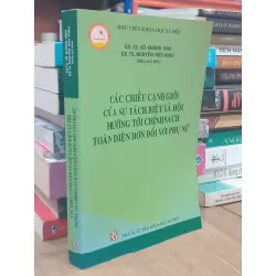 Các chiều cạnh giới của sự tách biệt xã hội hướng tới chính sách toàn diện hơn đối với phụ nữ - GS.TS. Võ Khánh Vinh, GS.TS. Nguyễn Hữu Minh