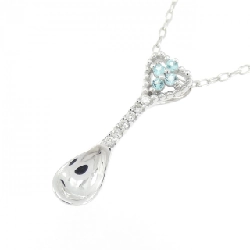 K18WG Muỗng Tourmaline Dây Chuyền 0.03CT - Hàng hiệu Chính hãng 859254