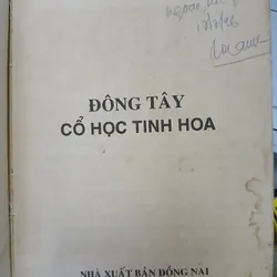 ĐÔNG TÂY CỔ HỌC TINH HOA - Vũ Bằng chú thích 594591