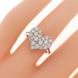 Nhẫn kim cương hình trái tim K18WG 1.00CT 668522