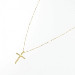 K18YG Dây chuyền kim cương hình chữ thập - Hàng hiệu Chính hãng 861942